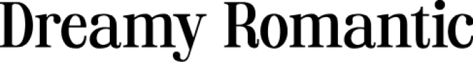Dreamy Romantic Font Preview