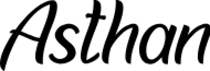 Astha Font Preview