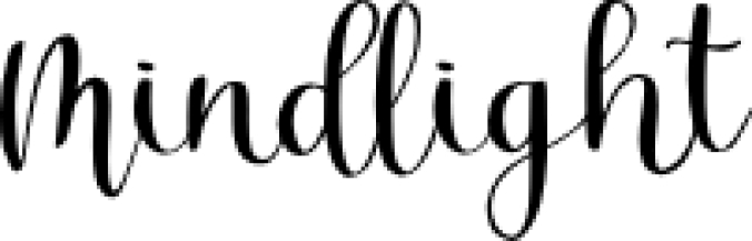 Mindligh Font Preview