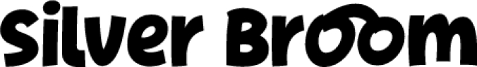 Silver Broom Font Preview