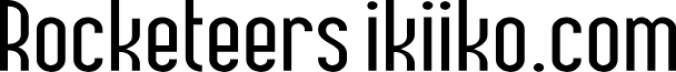Rocketeers Font Preview