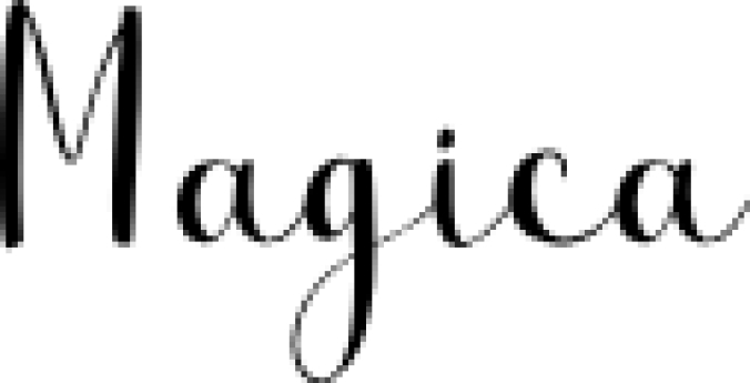 Magica Font Preview