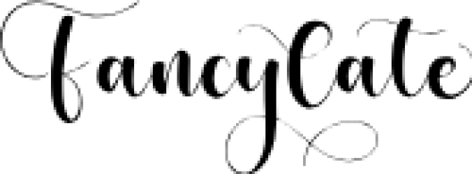 Fancylate Font Preview