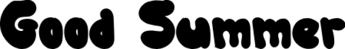 Good Summer Font Preview