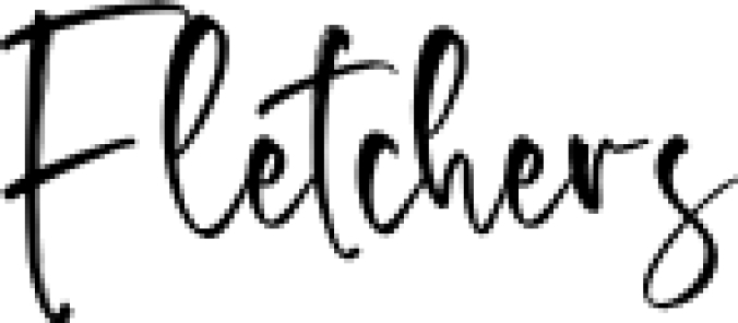 Fletchers Font Preview