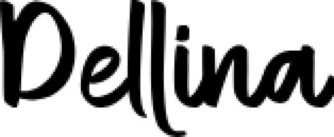 Dellina Scrip Font Preview