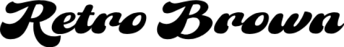 Retro Brow Font Preview