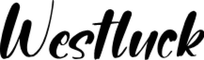 Westluck Font Preview