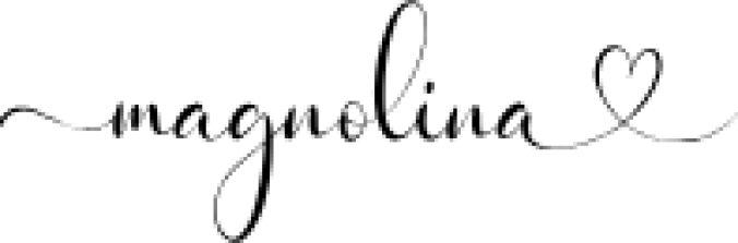 Magnolina Font Preview