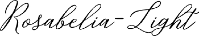 Rosabelia Script Family Font Preview