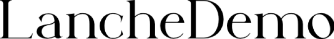 Lanche Font Preview