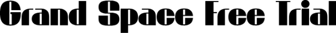 Grand Space Font Preview