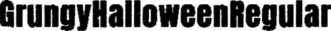Grungy Hallowee Font Preview