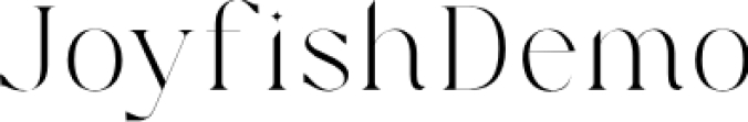 Joyfish Font Preview