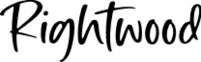 Rightwood Font Preview