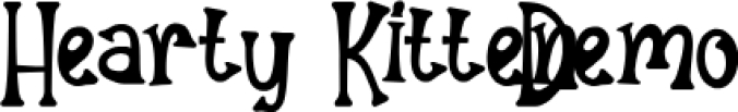 Hearty Kitte Font Preview