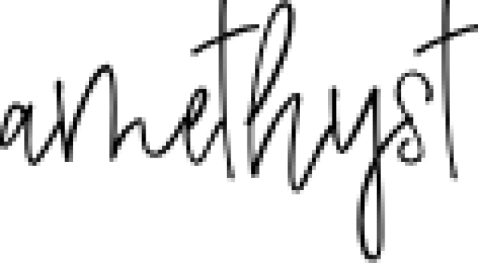 Amethys Font Preview