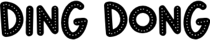 Ding Dong Font Preview