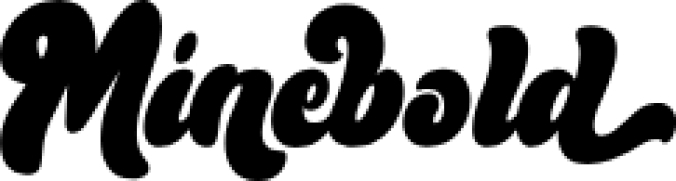 Minebold Font Preview