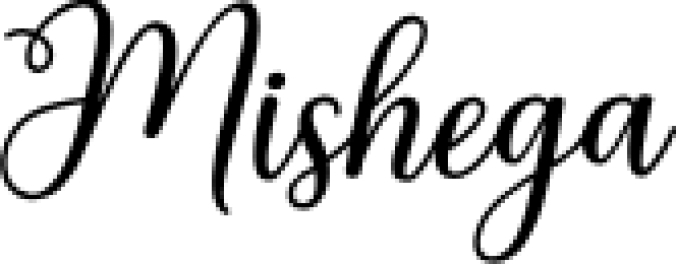 Mishega Font Preview