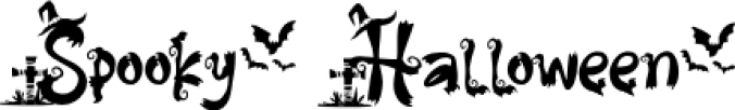 Spooky Hallowee Font Preview