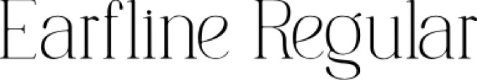Earfline Font Preview