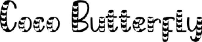 Coco Butterfly Font Preview