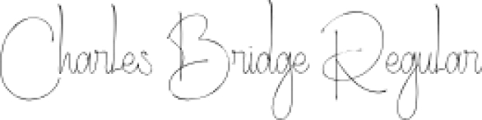 Charles Bridge Font Preview