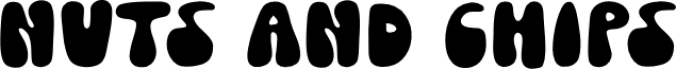 Nuts And Chips Font Preview
