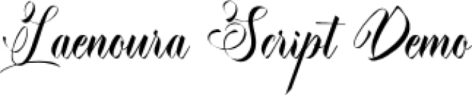 Laenoura Scrip Font Preview