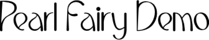 Pearl Fairy Font Preview