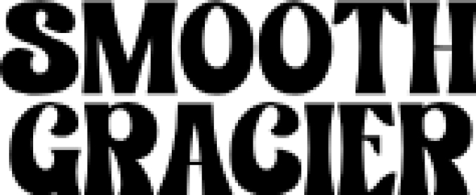 Smooth Gracier Font Preview