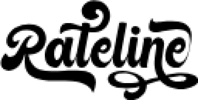 Rateline Font Preview