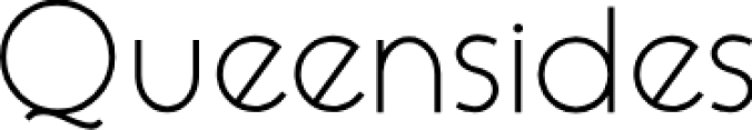 Queensides Font Preview