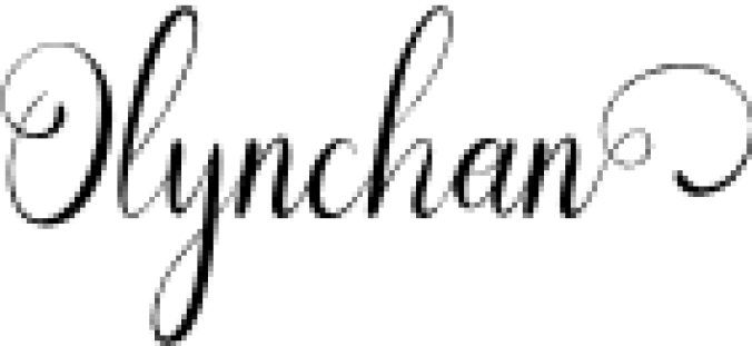 Olyncha Font Preview