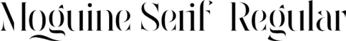 Moguine Serif Font Preview