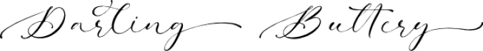Darling Buttery Font Preview