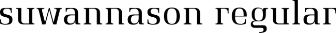 Suwannas Font Preview