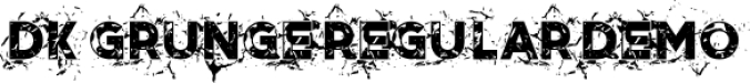 DK Grunge Font Preview