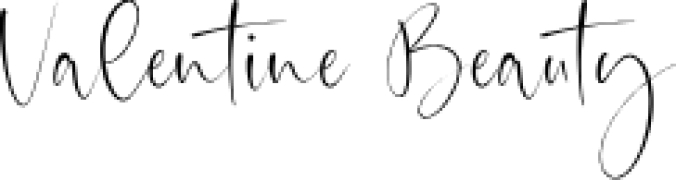 Valentine Beauty Font Preview
