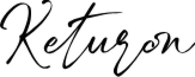 Ketur Font Preview