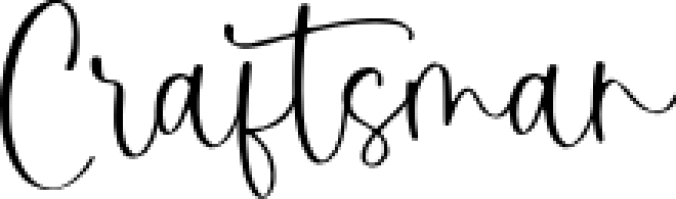 Craftsma Font Preview