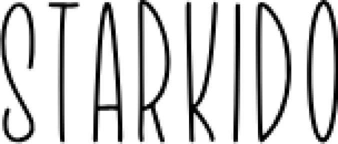 Starkid Font Preview