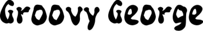 G Groovy George Font Preview