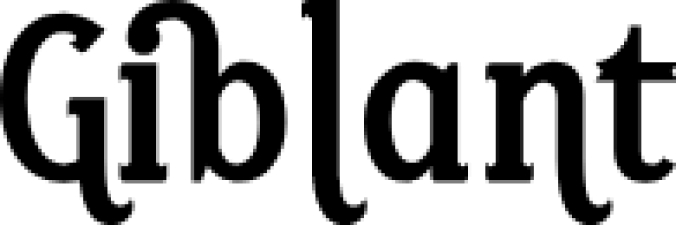 Gibla Font Preview