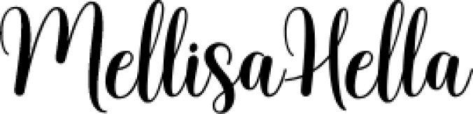 Mellisa Hella Font Preview