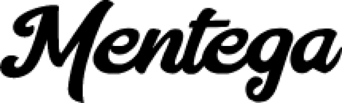 Mentega Font Preview