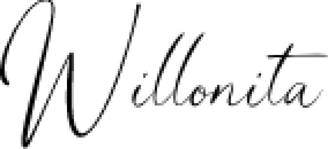 Willonita Font Preview