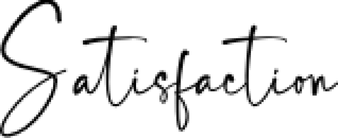 Satisfacti Font Preview