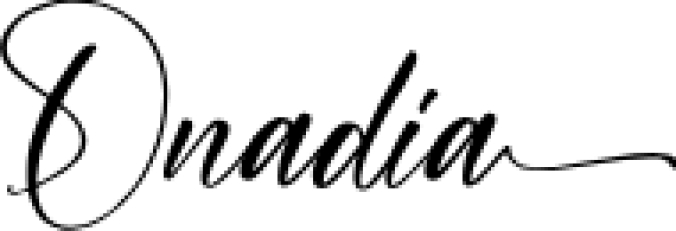 Onadia Font Preview